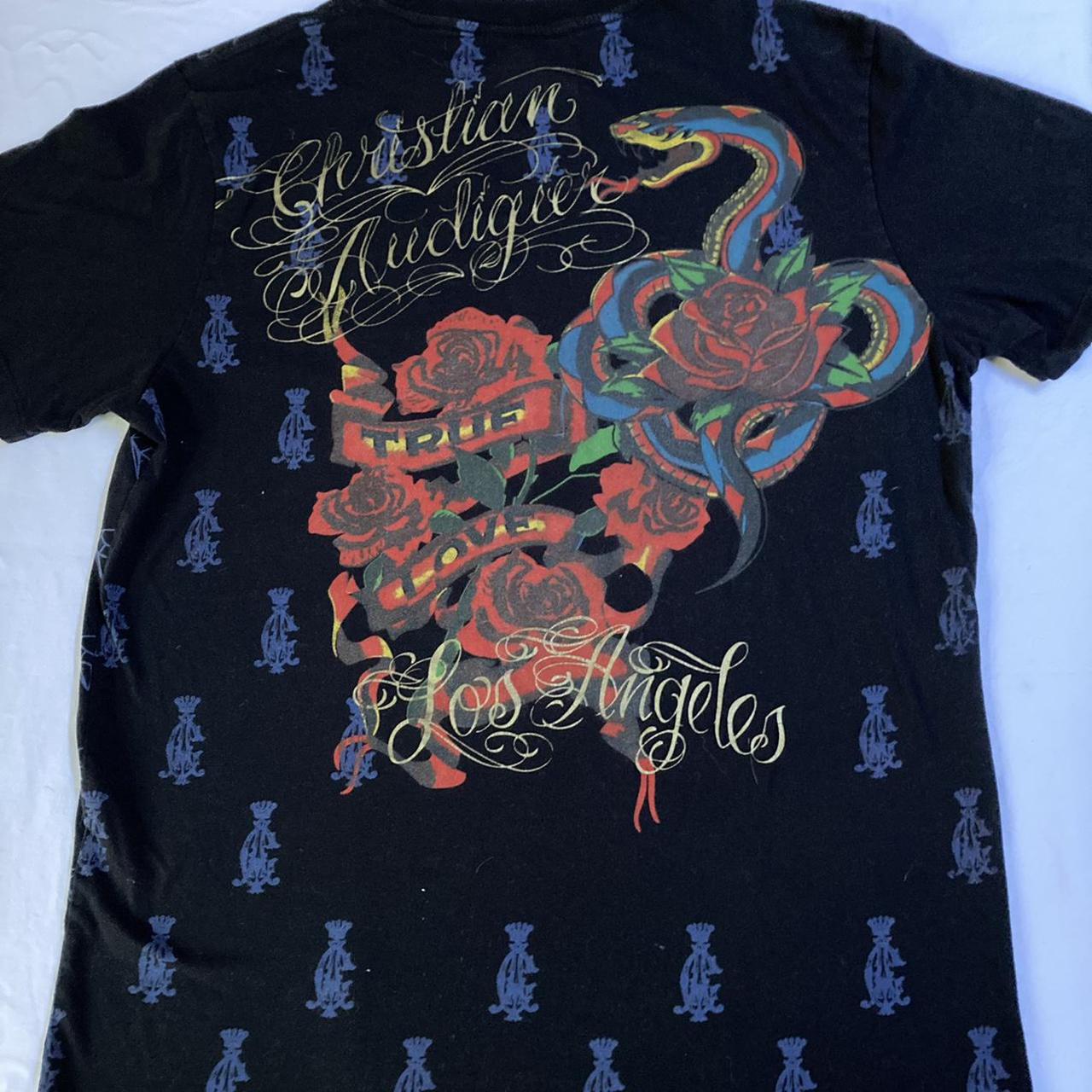 Christian Audigier Los Angeles T shirt size XL