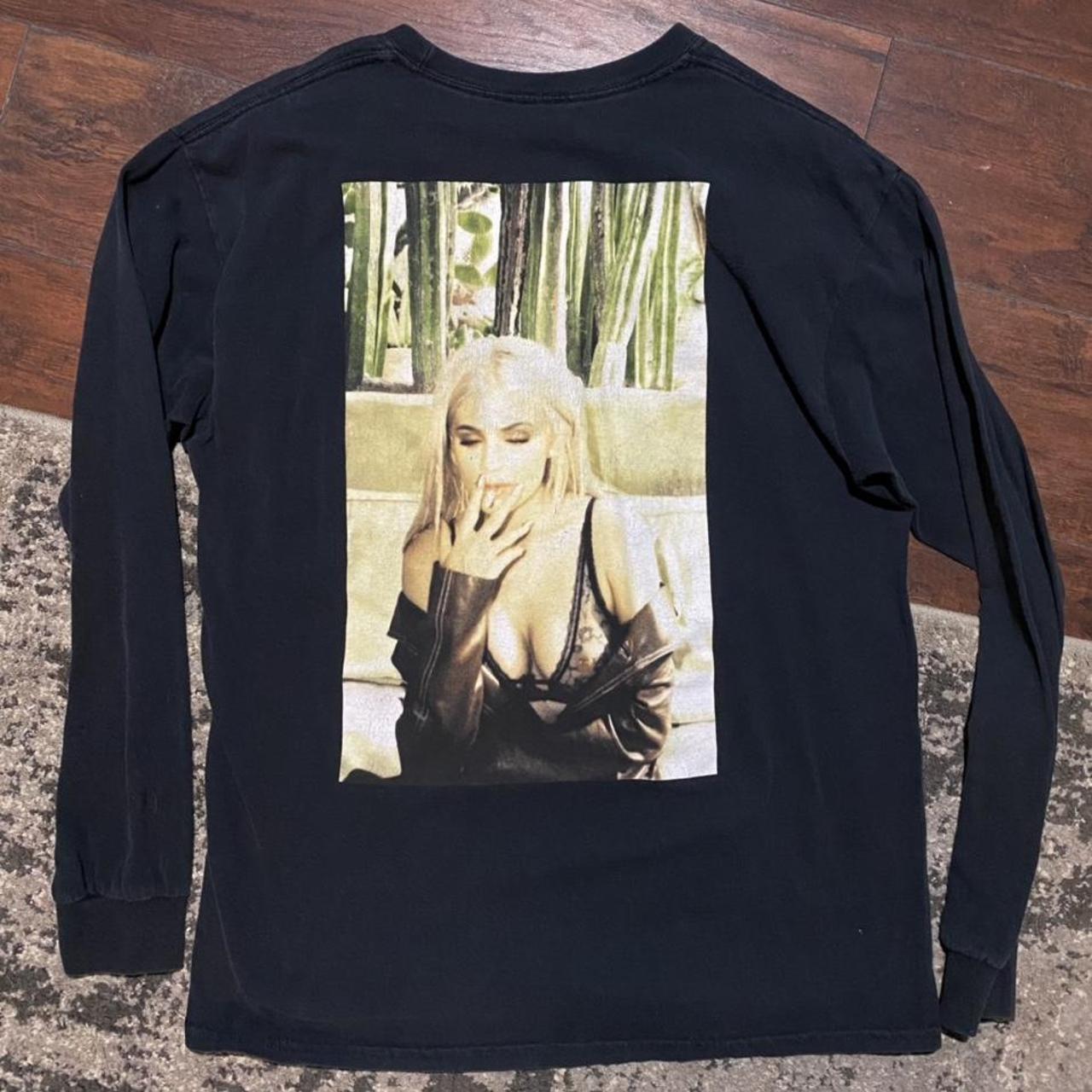 Kylie Jenner “smoking” long-sleeve shirt From Depop
