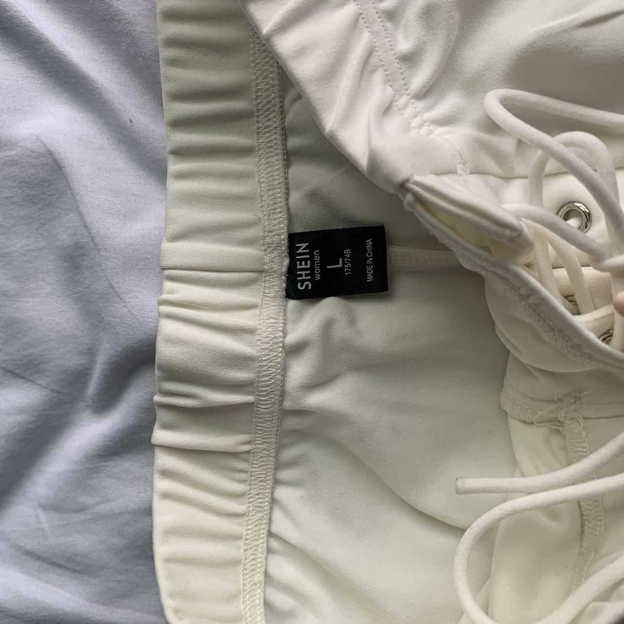 SHEIN Women's White Jeans (2)