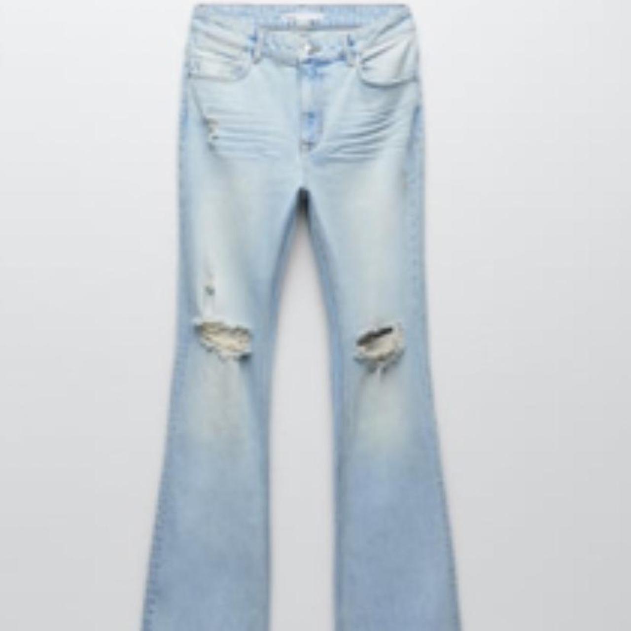 Zara Women s Blue Jeans Depop zara-women-s-blue-jeans-depop