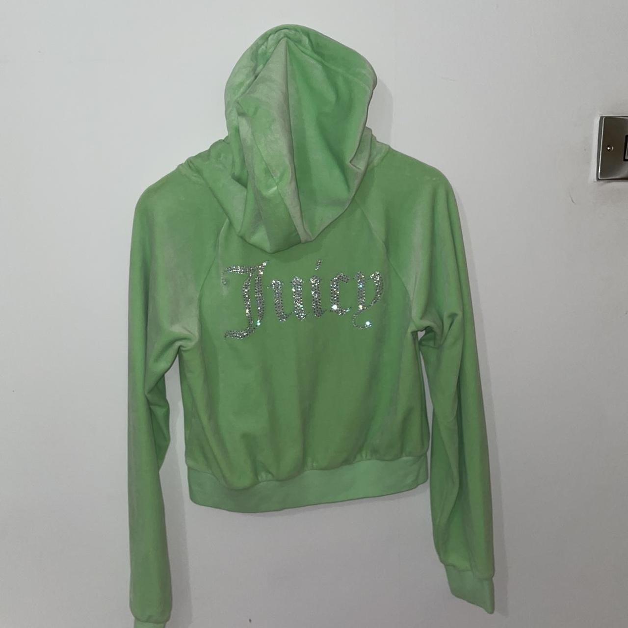 mint green velour tracksuit