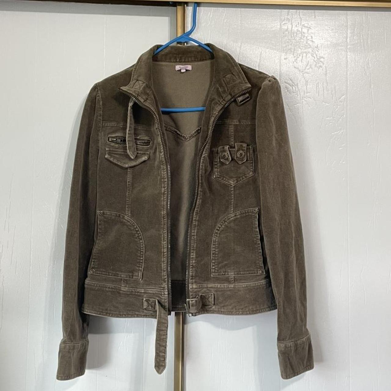 Deadstock 90’s/2000’s brown Corduroy jacket. No... - Depop