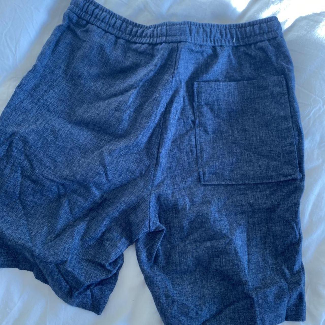 Zara shorts like denim. Size small. - Depop