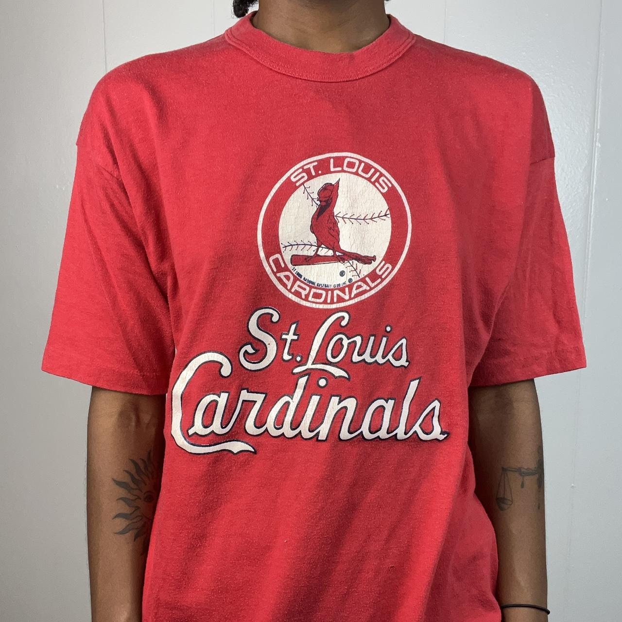 Vintage 80s Kids St. Louis Cardinals Baseball Graphic Tee 