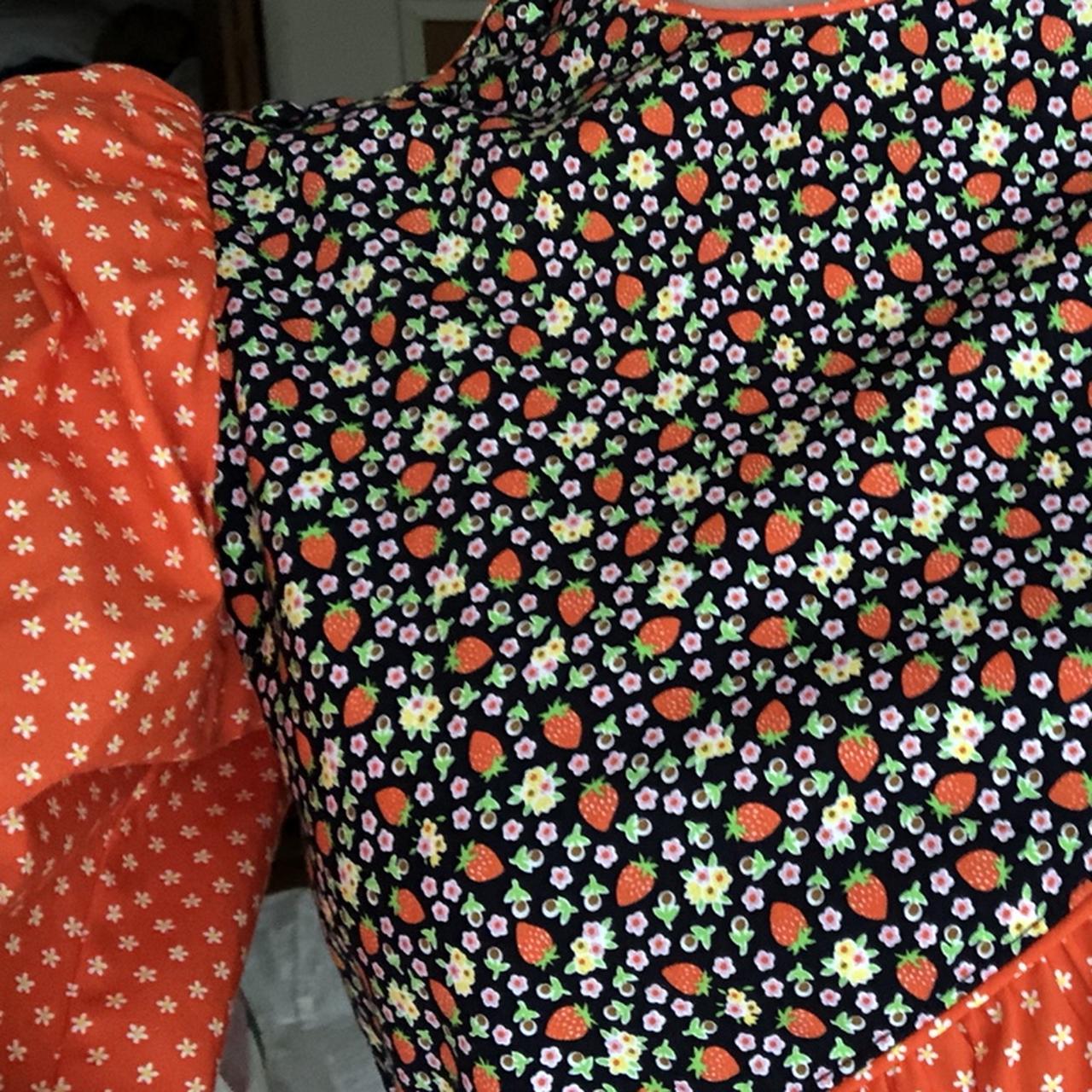 BATSHEVA strawberry sash dress 🧡 ️ never worn 🧡 ️ size... Depop