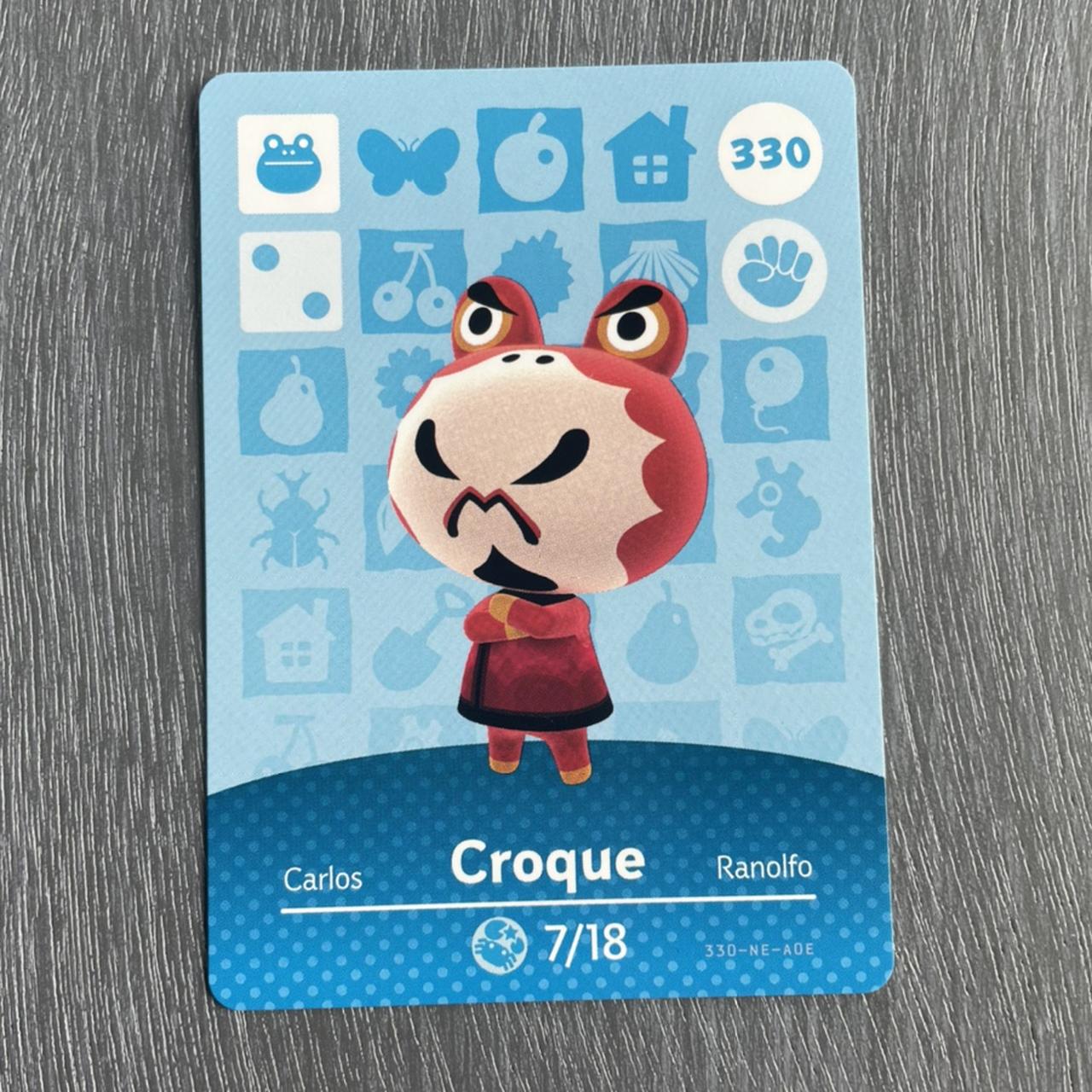 authentic Animal Crossing New Horizons Croque amiibo... Depop