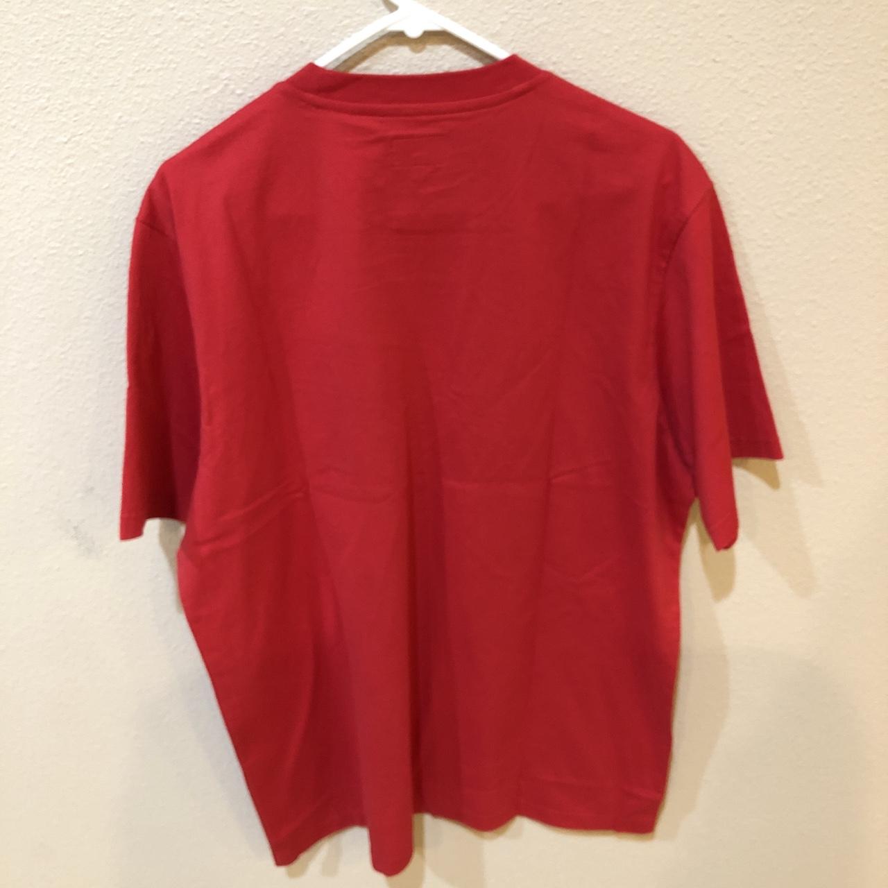 Supreme Embroidered Pocket Tee Red