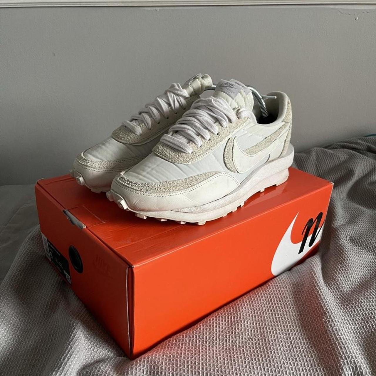 sacai nike triple white