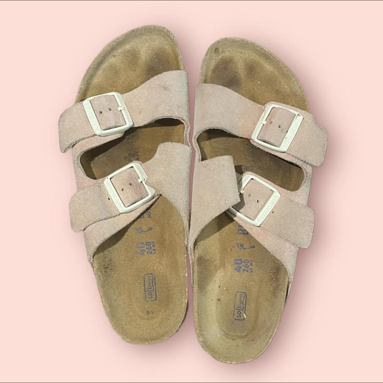 birkenstocks vegan soft bed size 40 (fits us... Depop