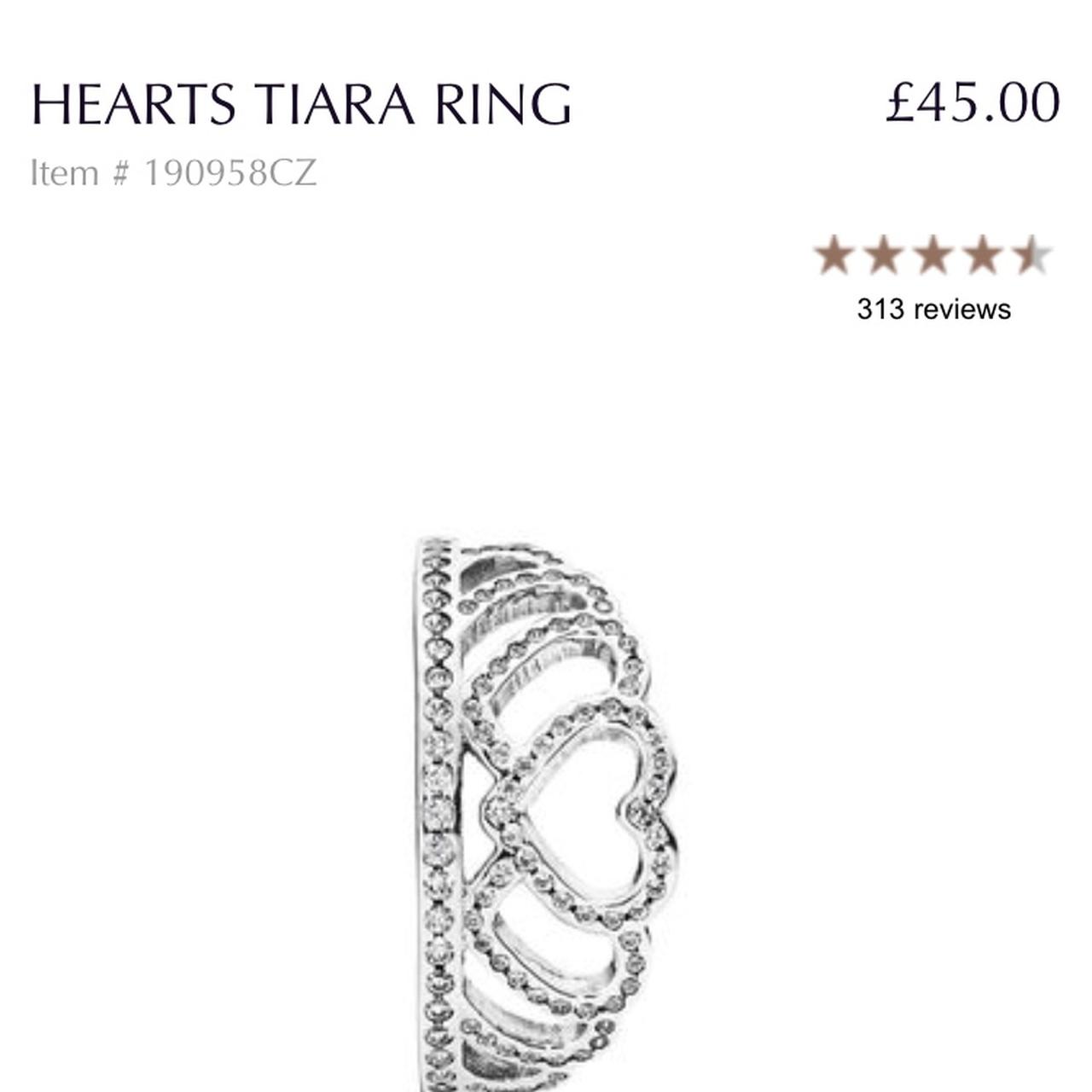 Pandora princess deals heart ring