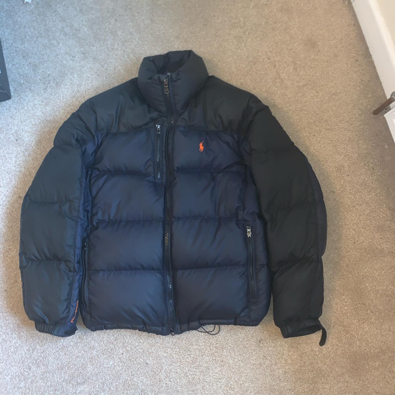NEED GONE VINTAGE Polo Ralph Lauren Puffer Navy and... - Depop