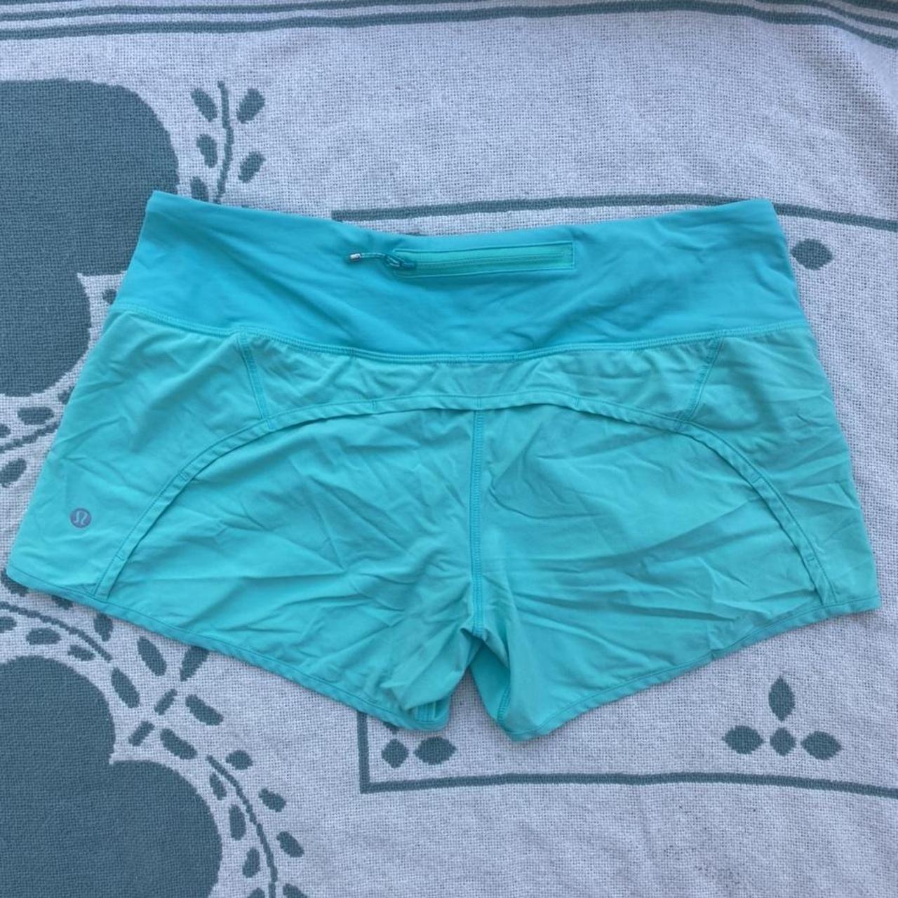 lululemon speed up shorts in what i believe is... - Depop