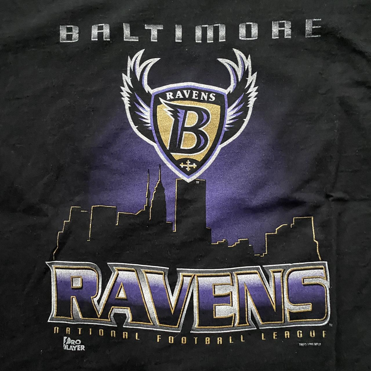 Vintage Baltimore Ravens shirt size XXL. Fits true - Depop