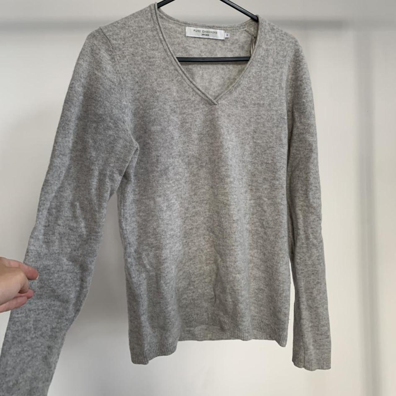 John Lewis Women's Grey Jumper | Depop