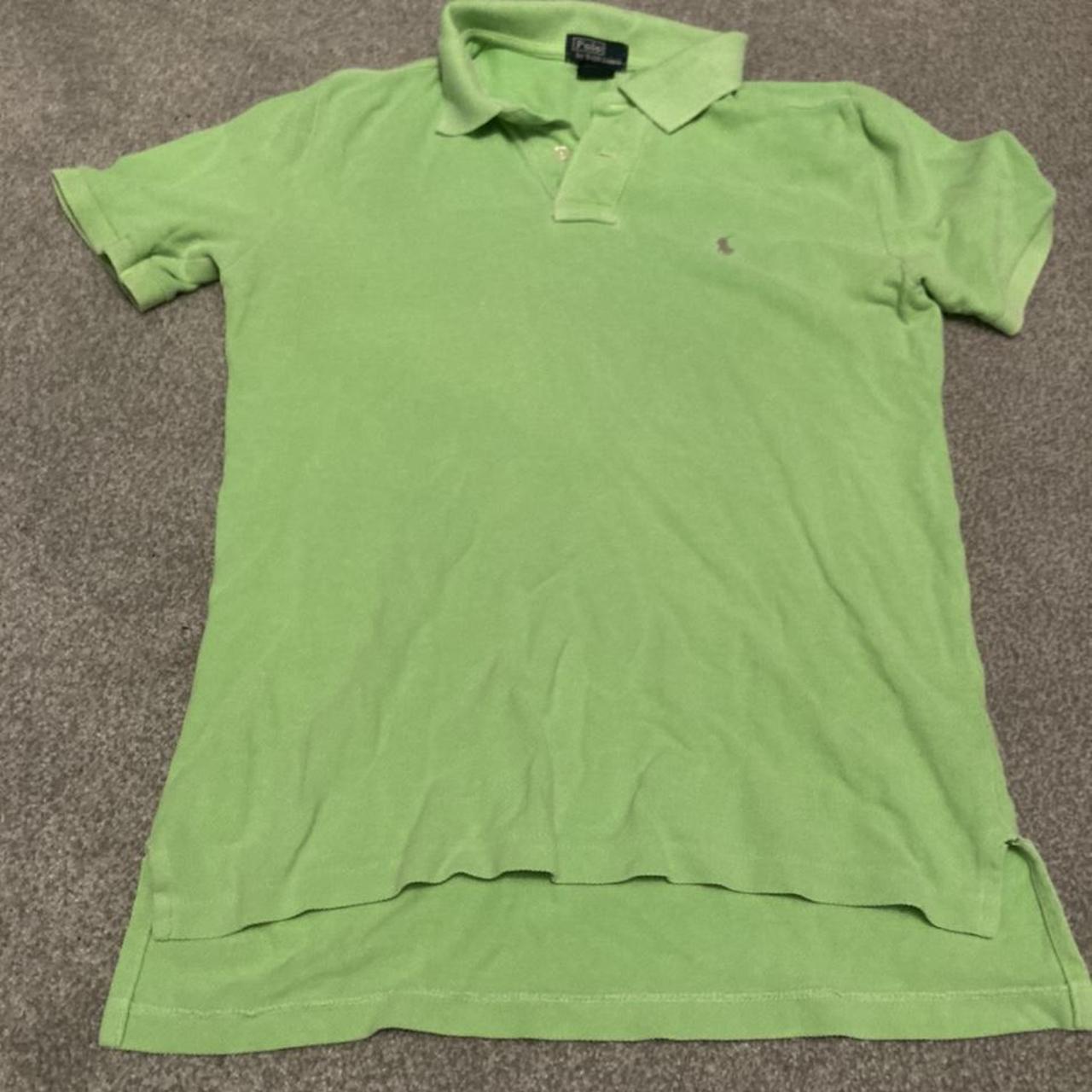 Ralph Lauren Women's Green Poloshirts Depop