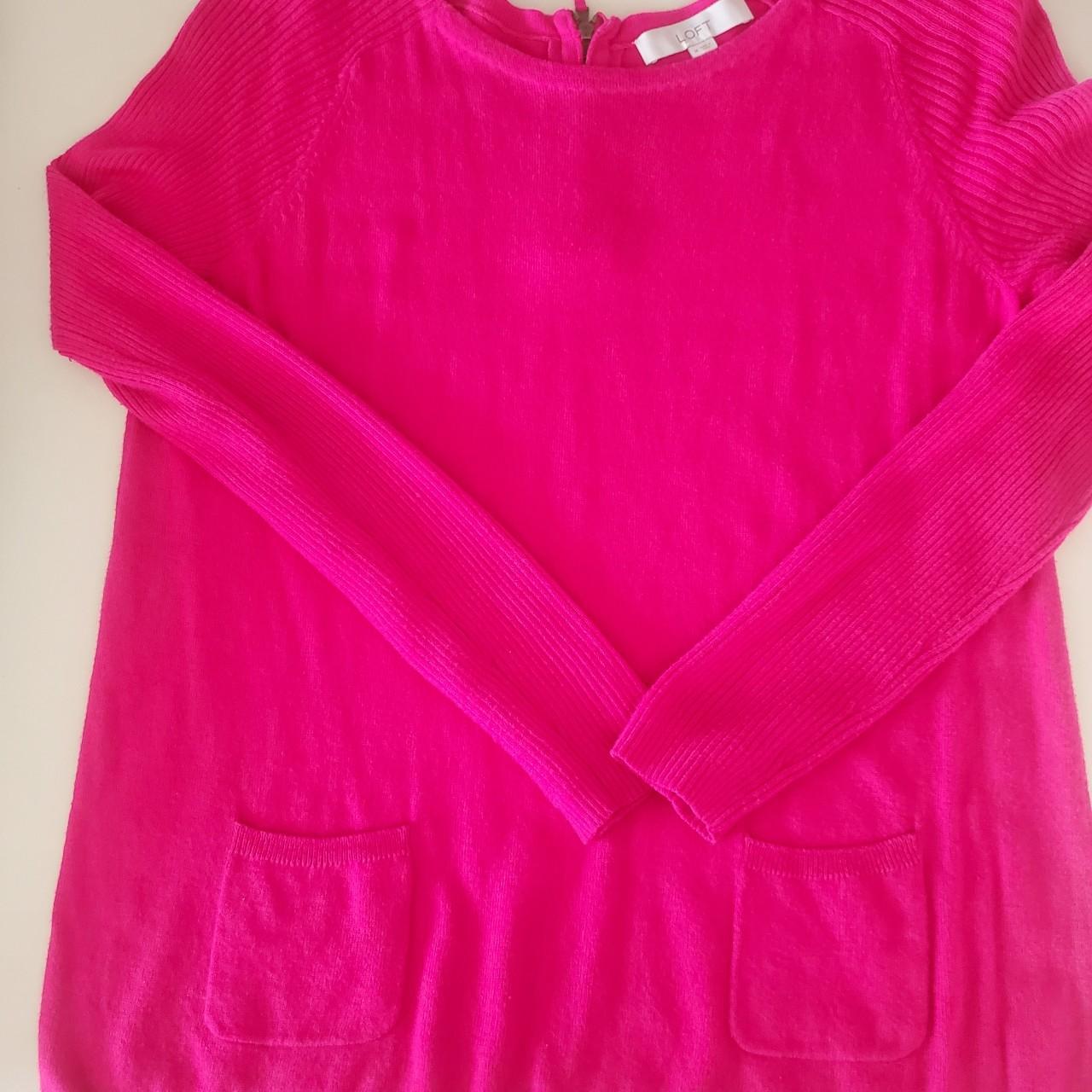 Ann Taylor Women's Pink Jumper | Depop