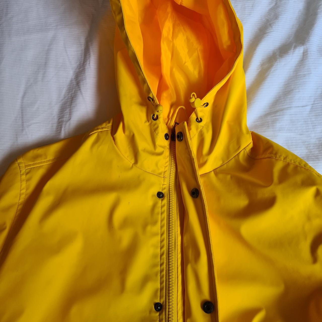 French connection yellow outlet raincoat