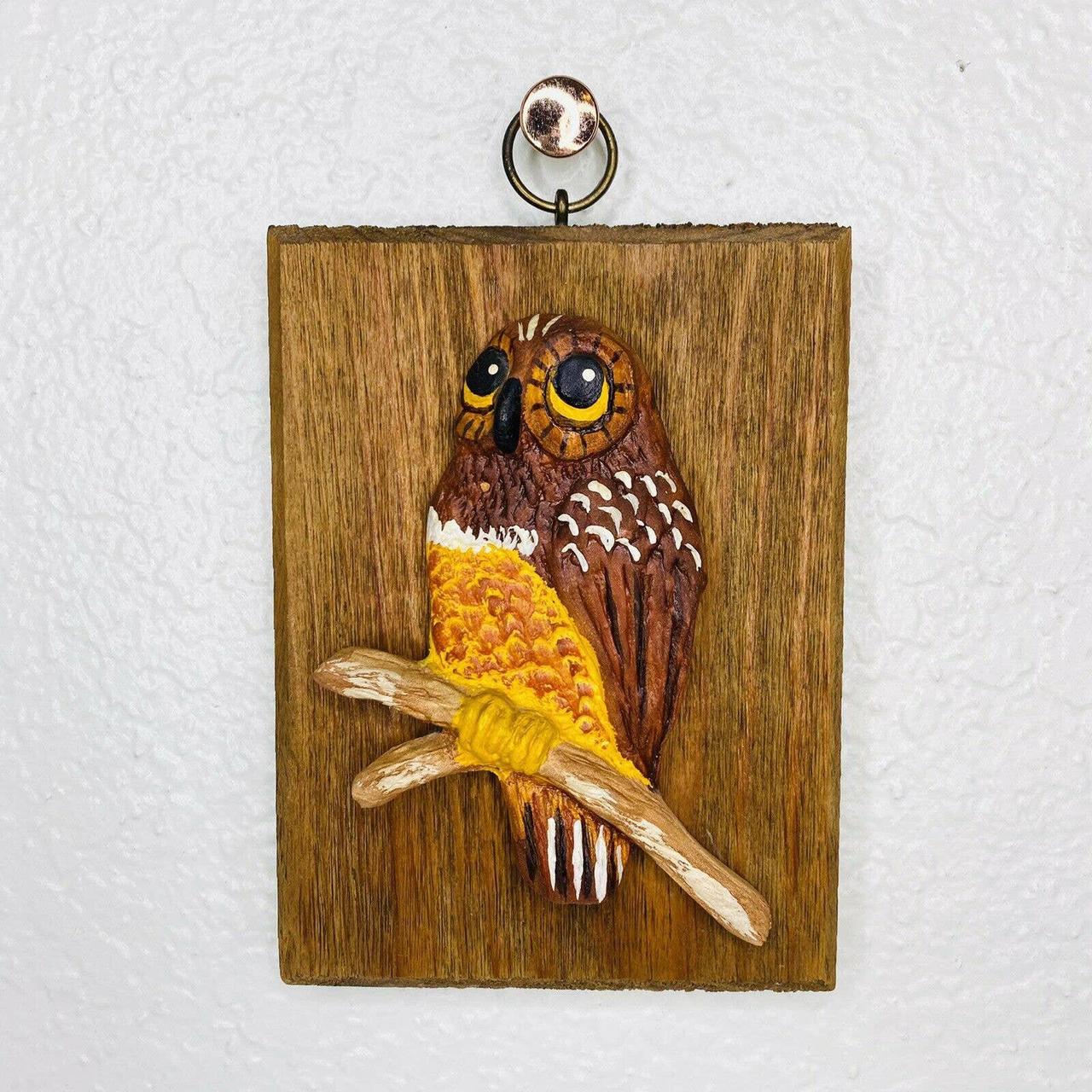 Product Image 1 - Vintage Hand Painted Ceramic Owl