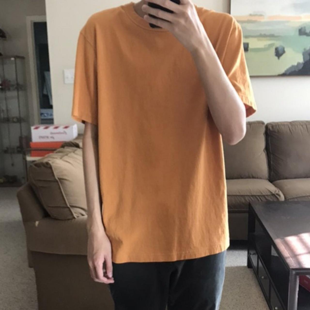 Uniqlo Alien Vs Predator Orange T Shirt Size Small Orange/brown Rare Film  Tee 