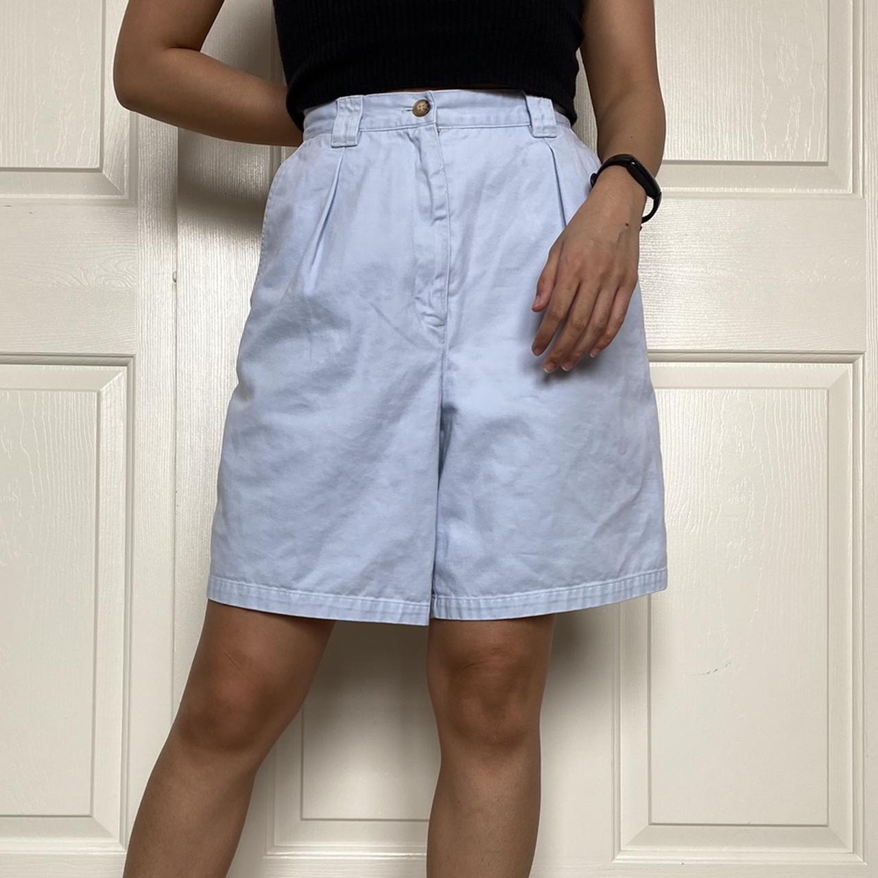 wide leg mom shorts