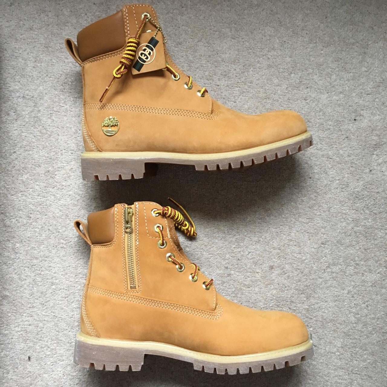 Stussy x timberland on sale 6 inch boot