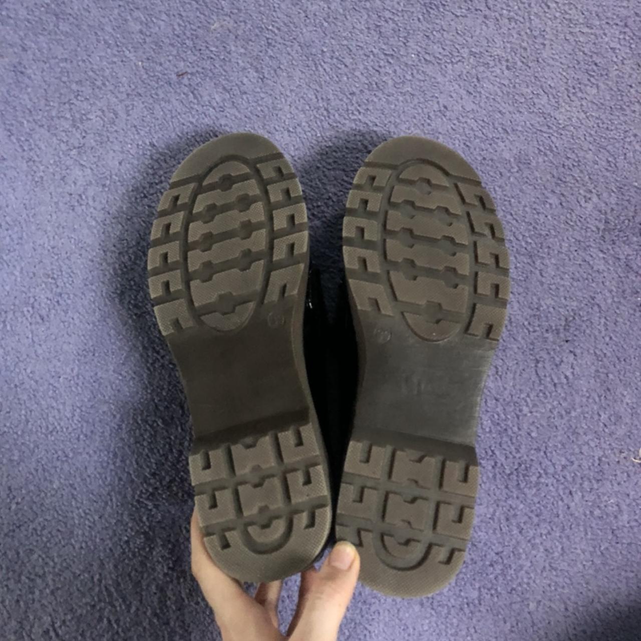 Graceland black glossy patent loafers // brand new... - Depop