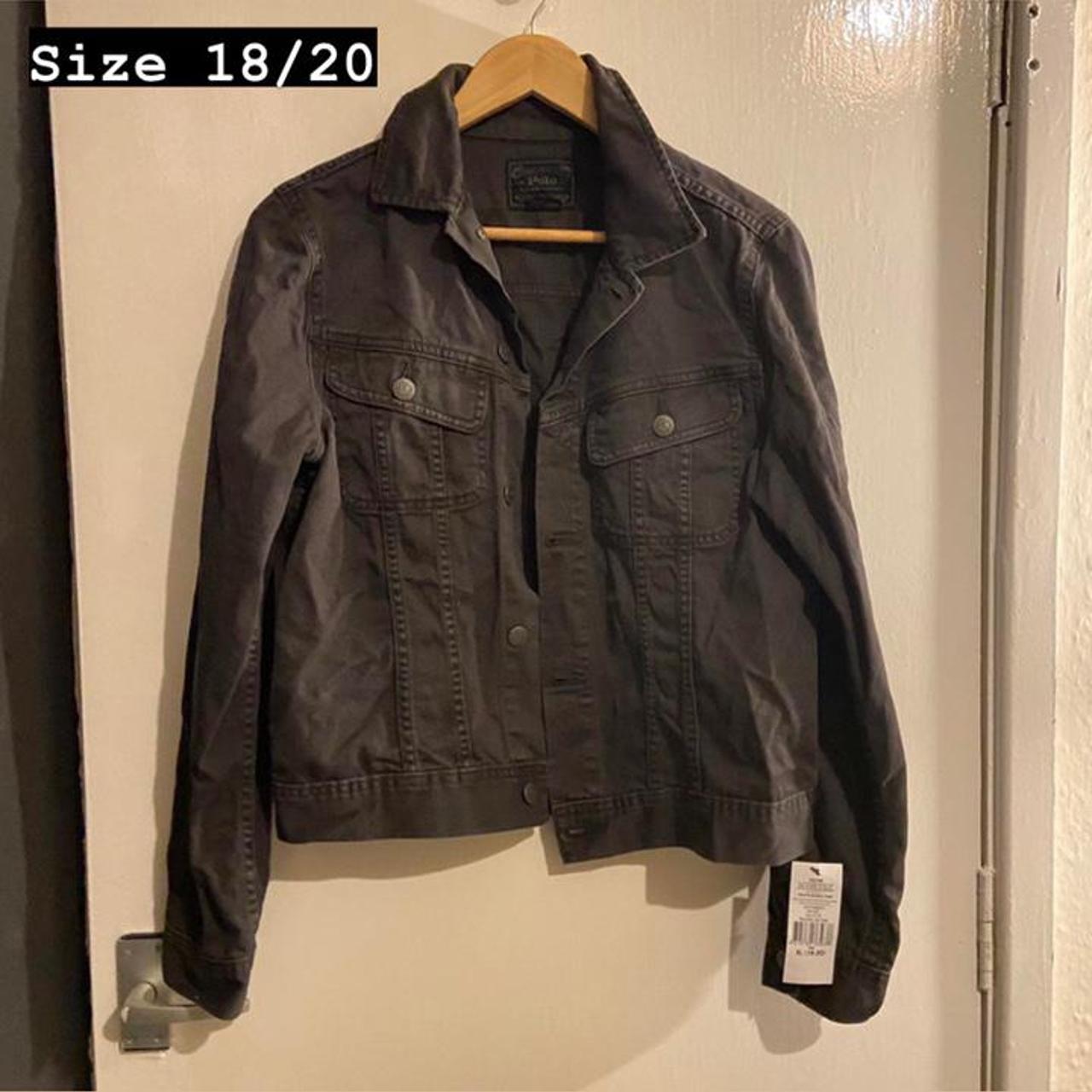 black denim jacket size 18