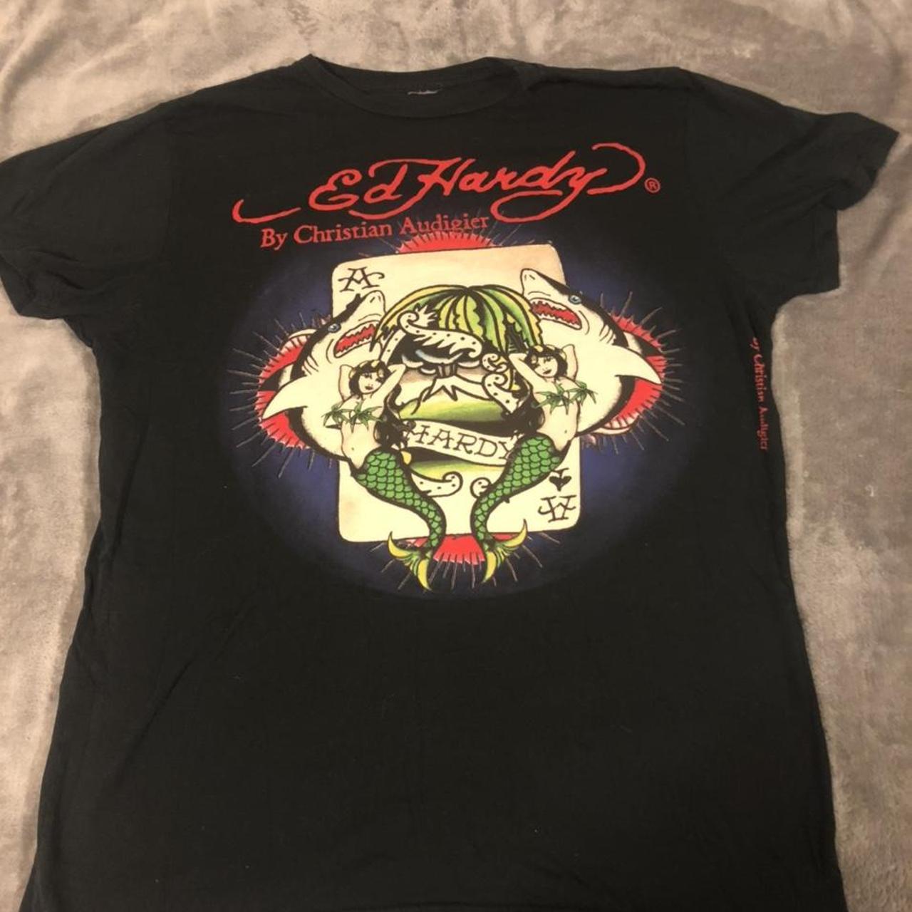 Vintage Ed Hardy shirt! Missing collar tag but is a... - Depop