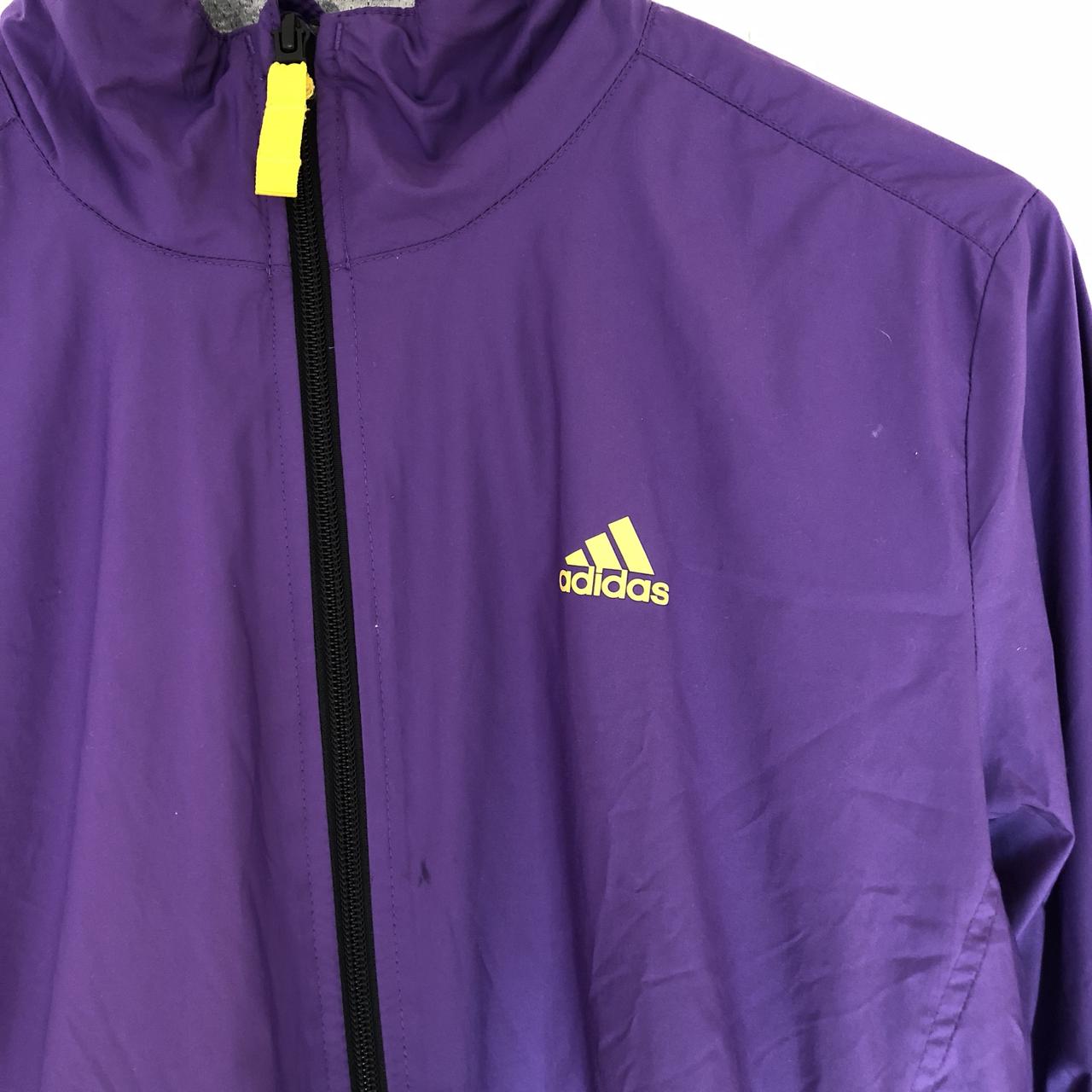 Adidas on sale neon windbreaker