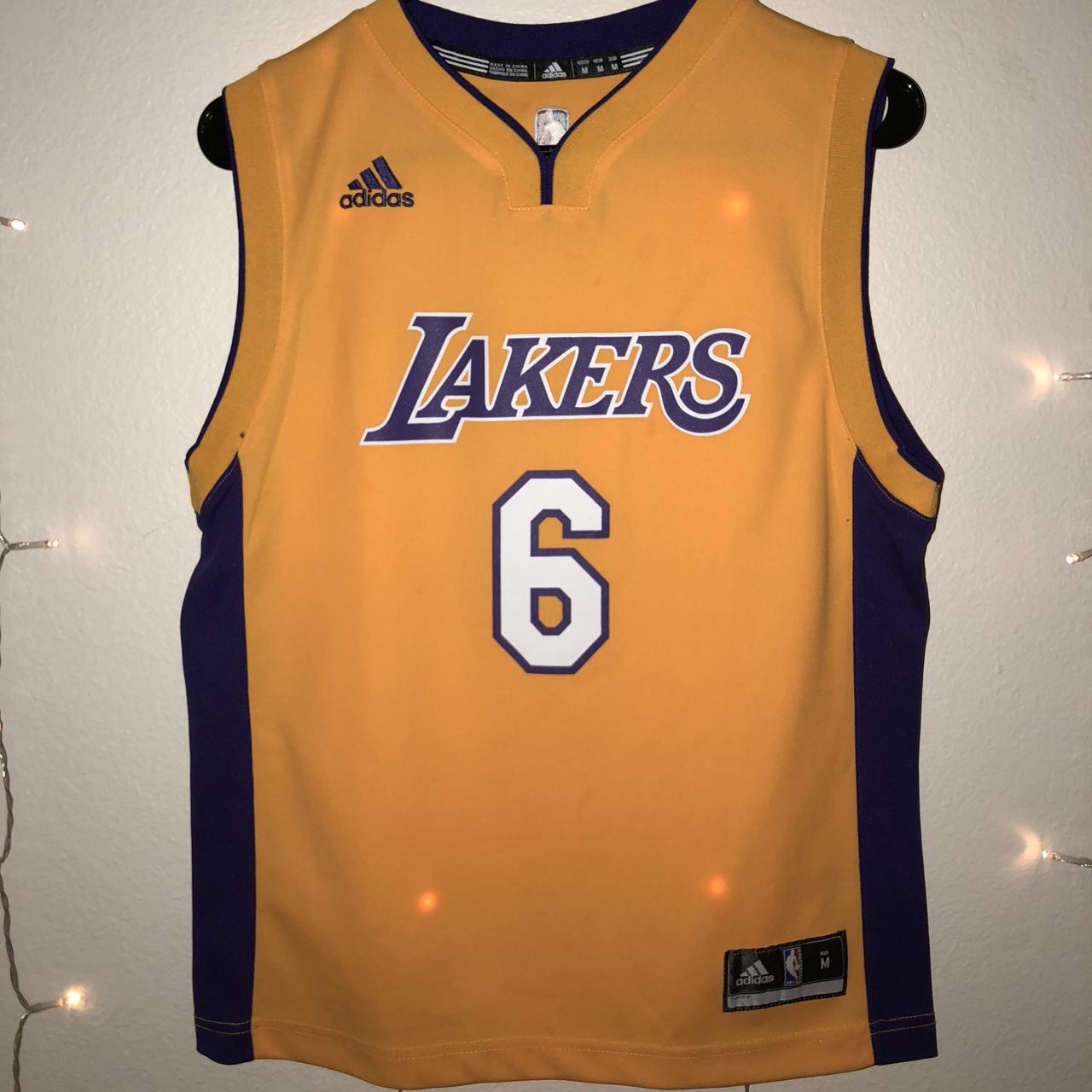 adidas, Shirts & Tops, Lakers Jersey Kids Authentic