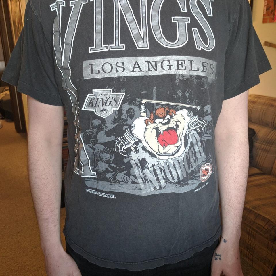 Men's Vintage 90s LA Kings NHL Jersey And 90s Looney Tunes Taz