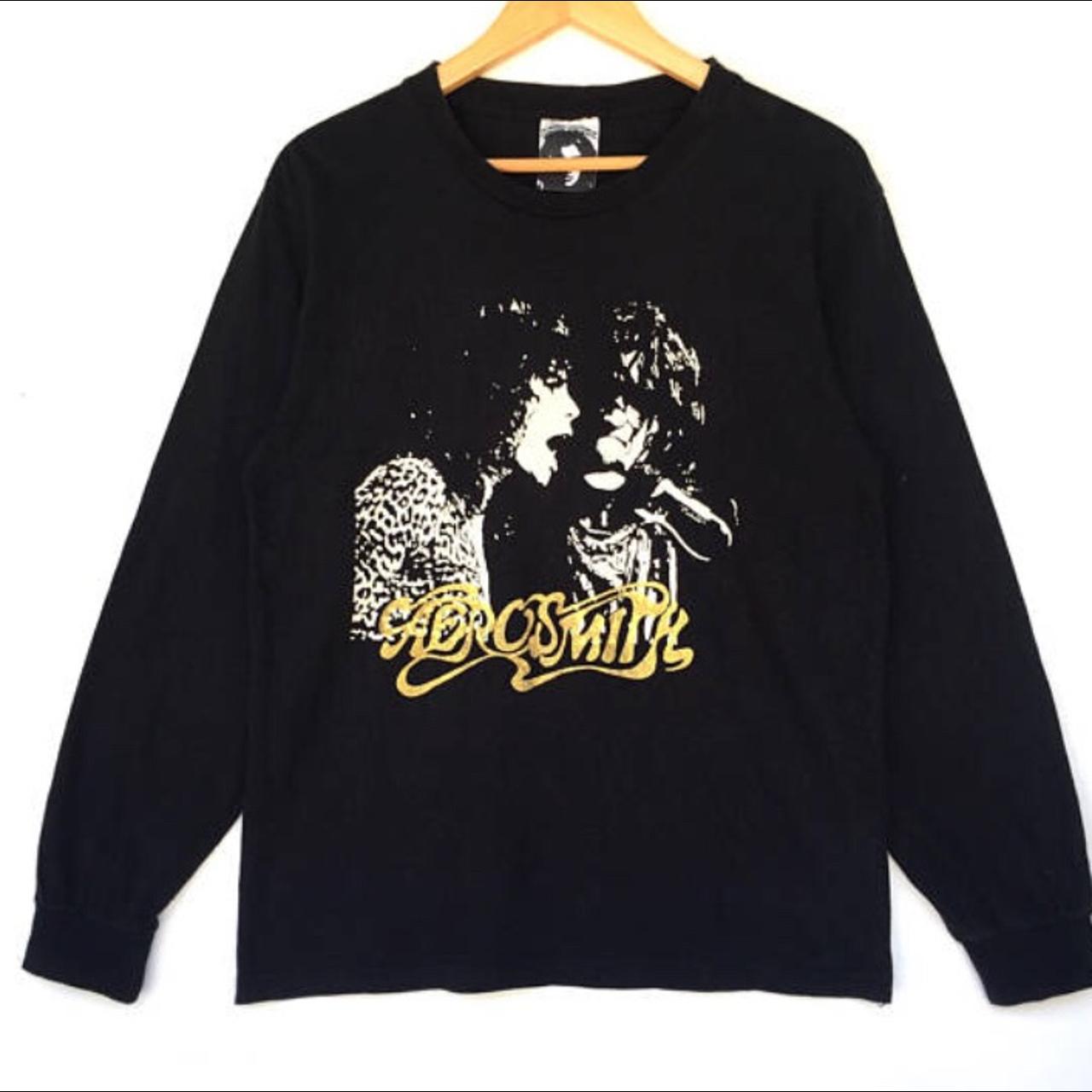 Rare!! Black HYSTERIC GLAMOUR x AEROSMITH Long... | Depop