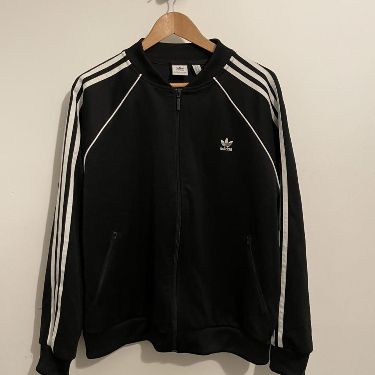 Adidas Black Track Jacket ** Message to Bundle... - Depop