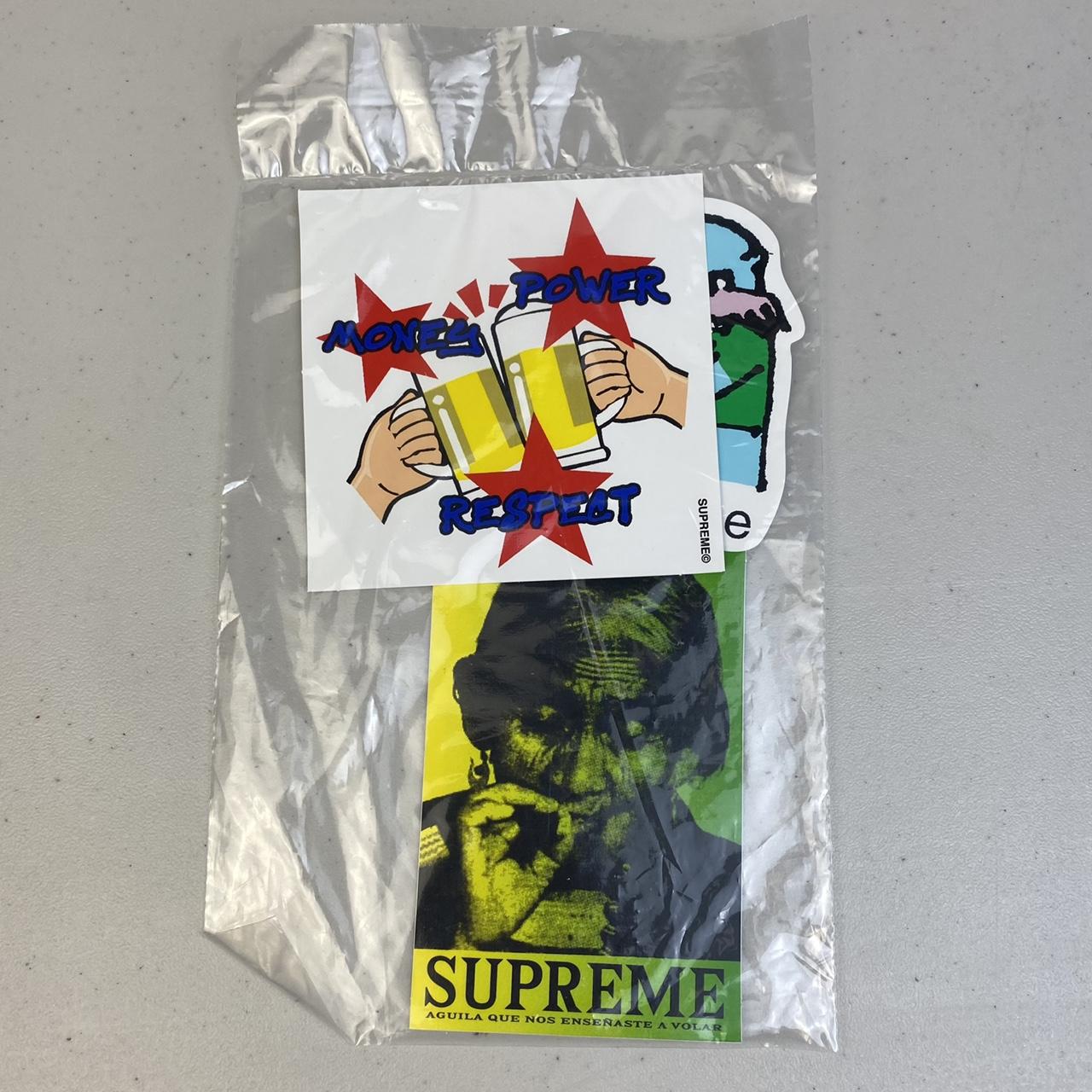 Supreme Money Power Respect Sticker 100 % Authentic 
