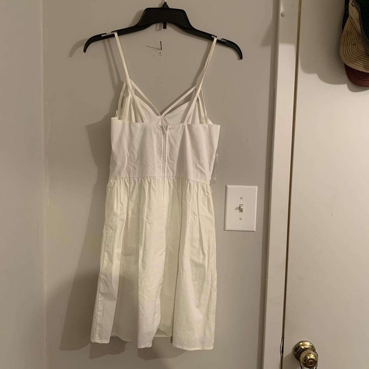Charlotte Russe Women's White Dress | Depop
