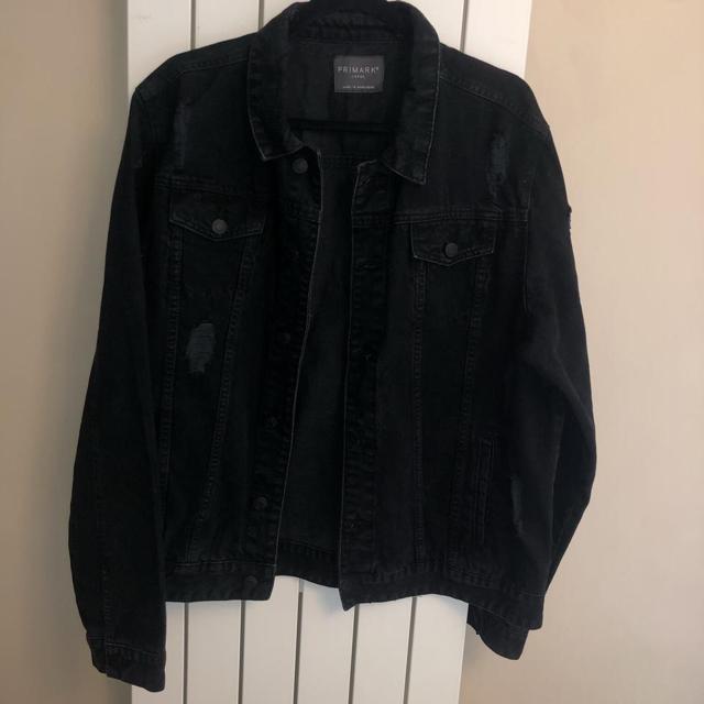 Primark black denim clearance jacket