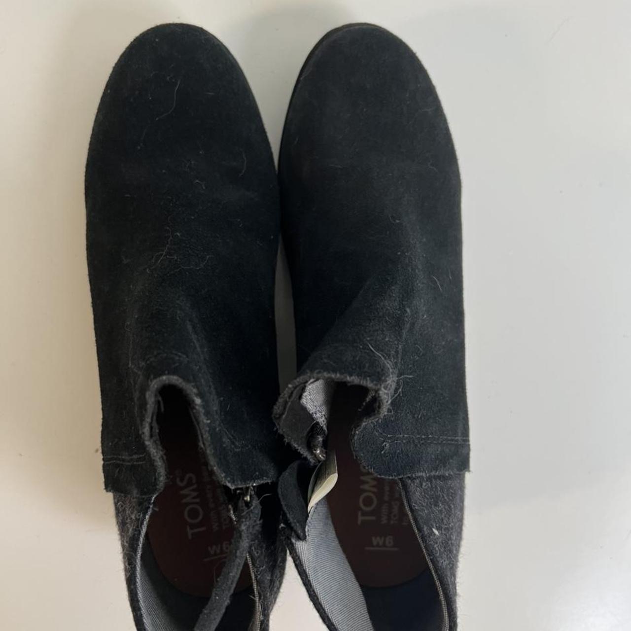 toms leather booties
