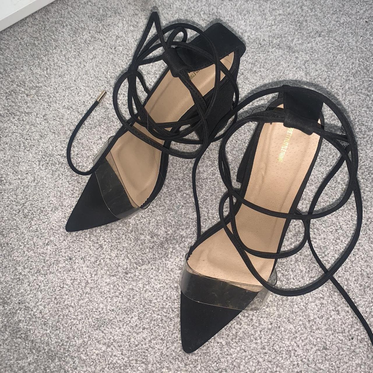 plt strappy heels