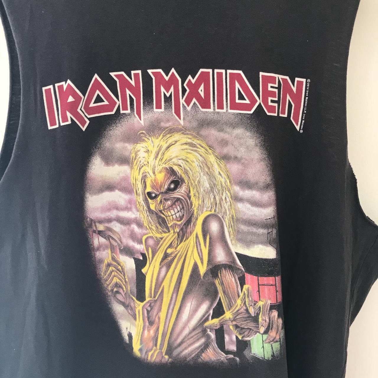 iron maiden muscle tee