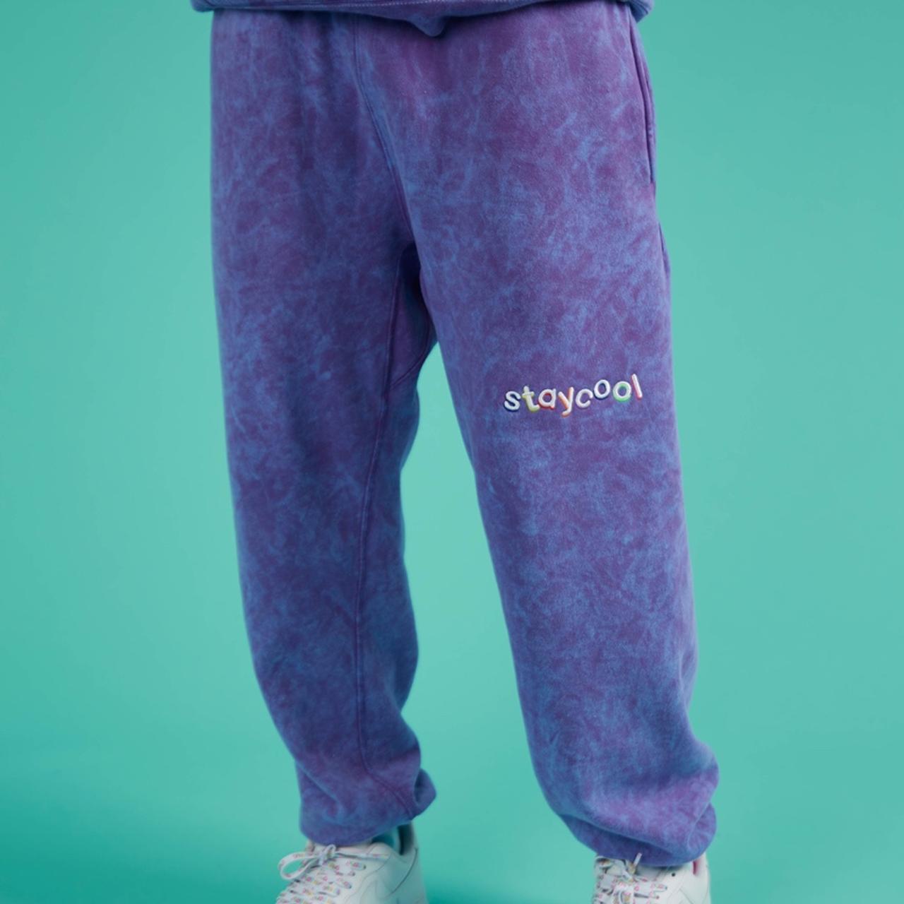 STAY COOL NYC Men's Purple Joggers-tracksuits