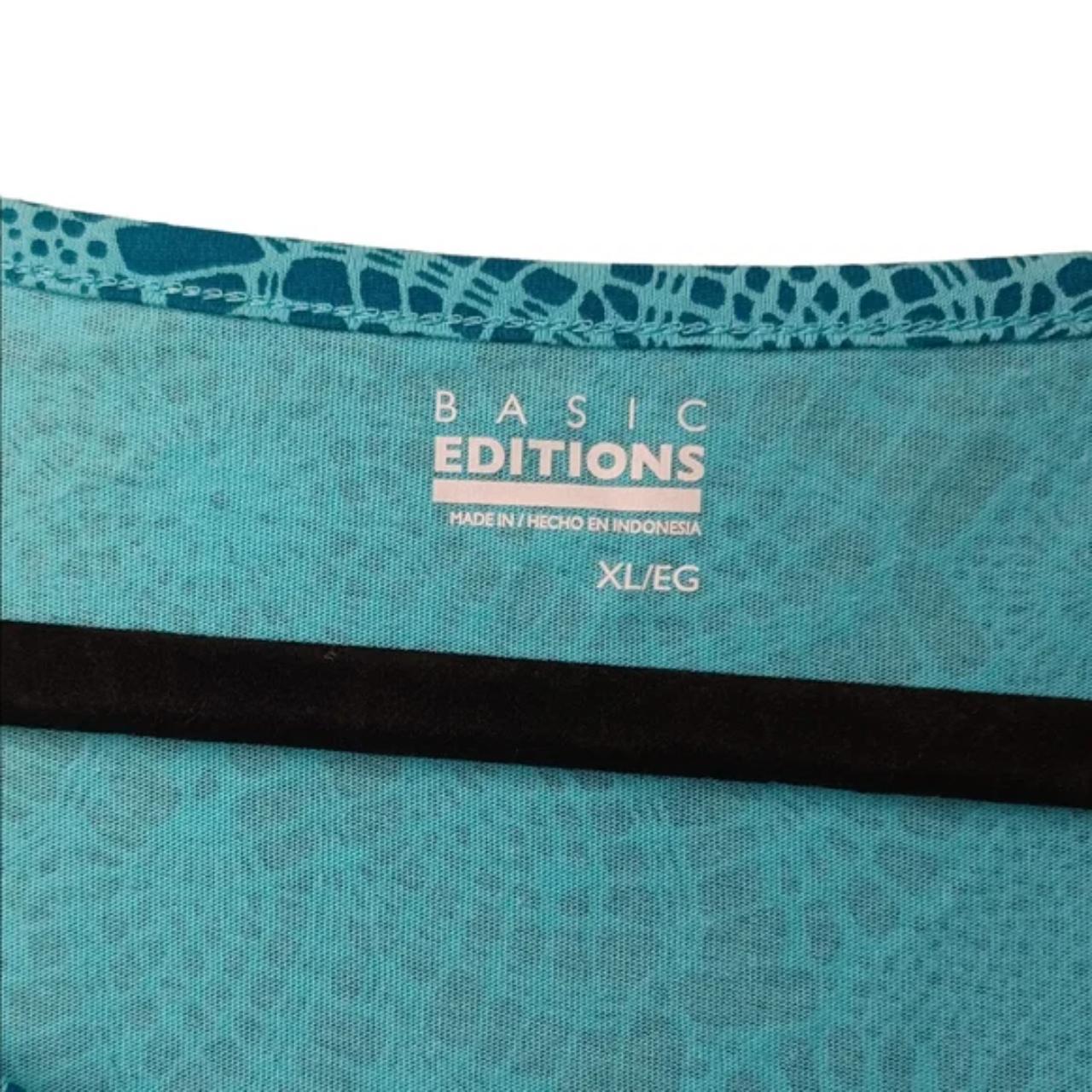 Basic Editions Women's Blouse - Blue - XL – BASIC… - image 3