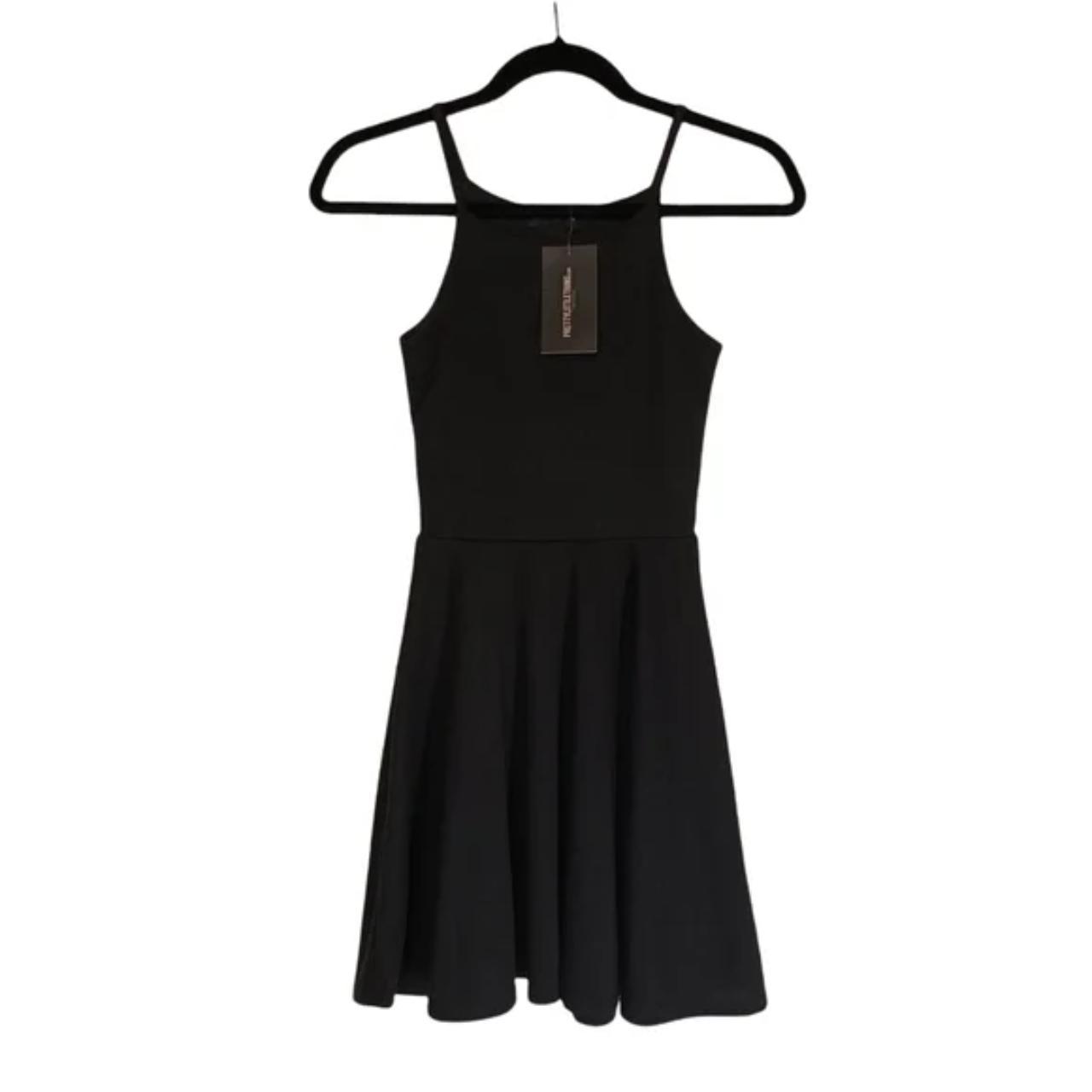 PRETTY LITTLE THING London Black Skater Dress * Size... Depop
