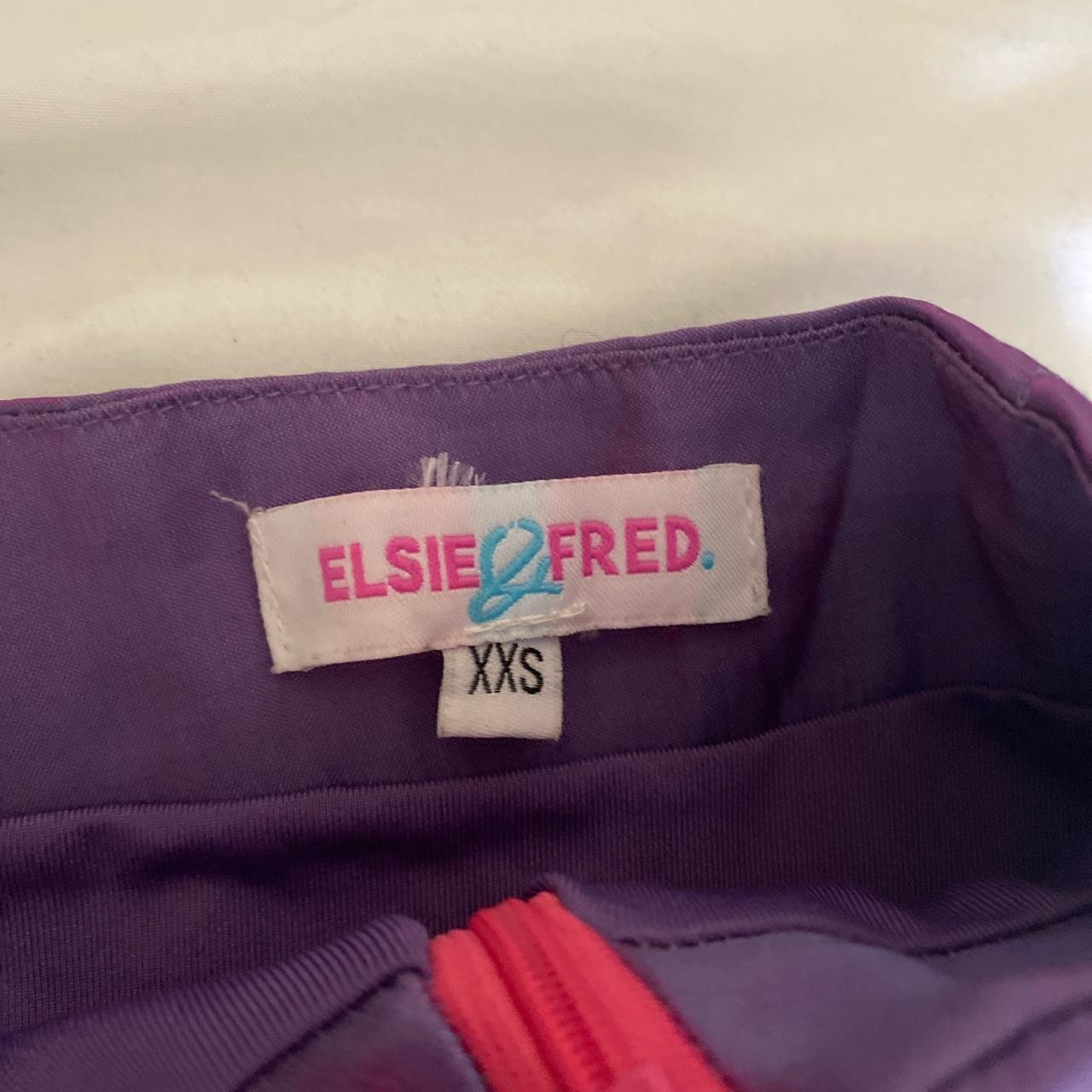 ELSIE AND FRED PURPLE PLEATED SKIRT literally so... Depop