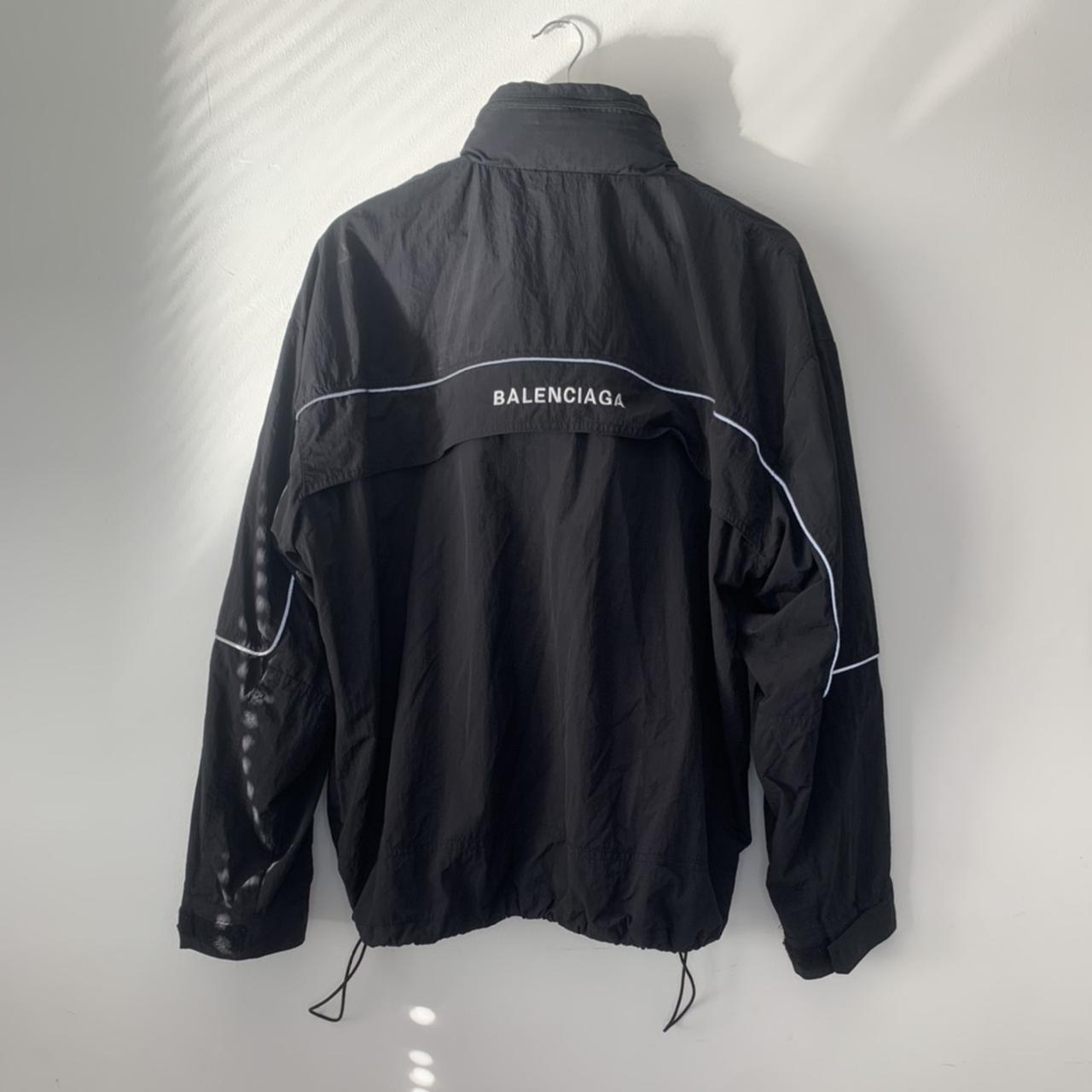 balenciaga windbreaker navy