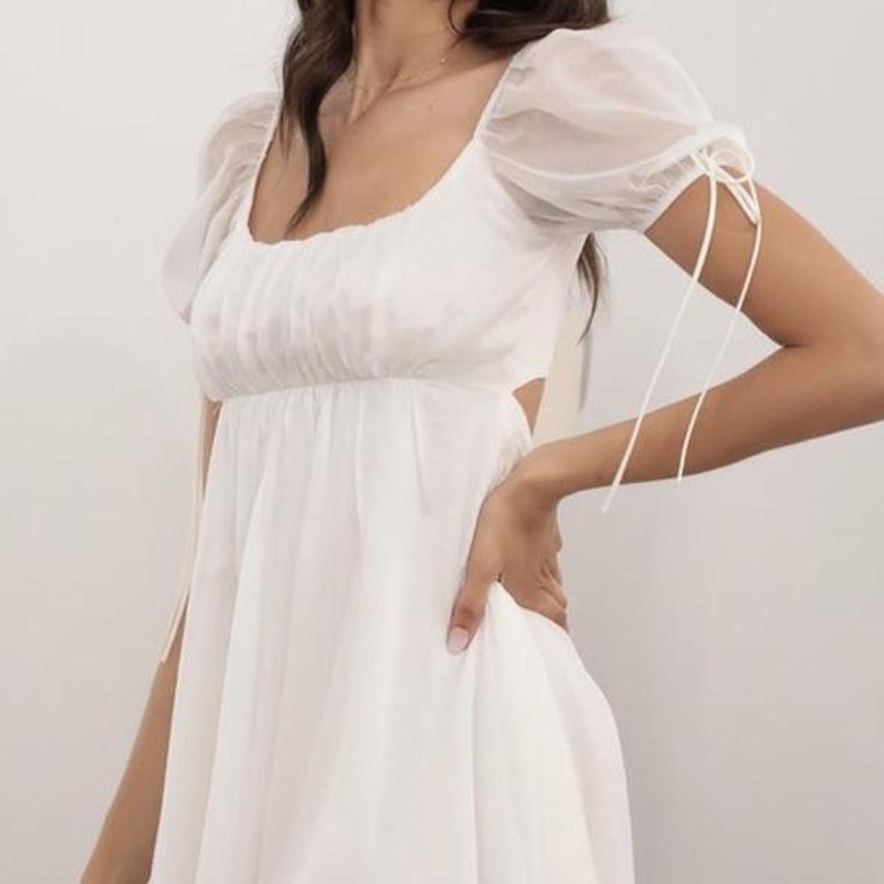 Lucy in the Sky Leilani chiffon dress. Size 6, it... Depop