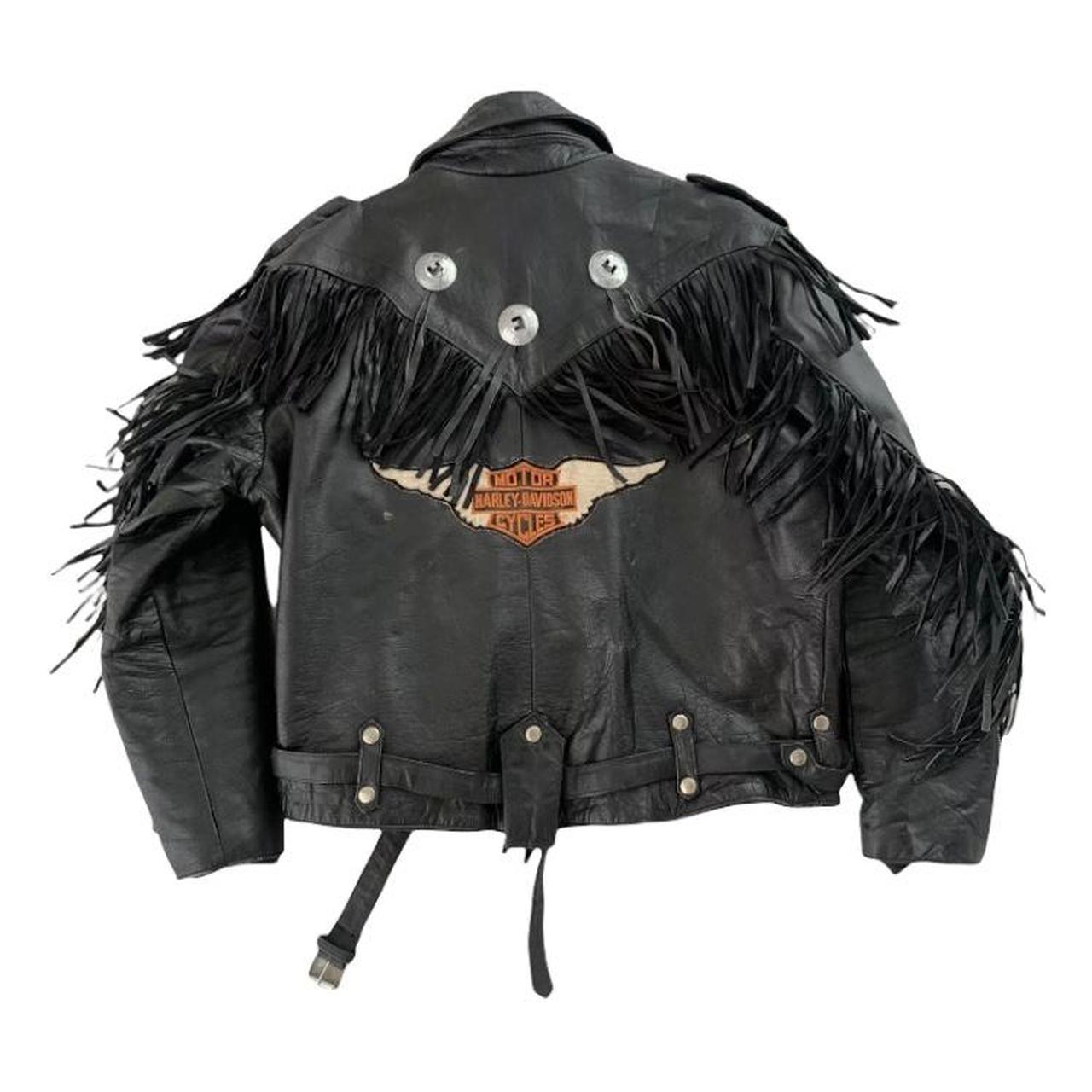 fringe leather motorcycle jacket