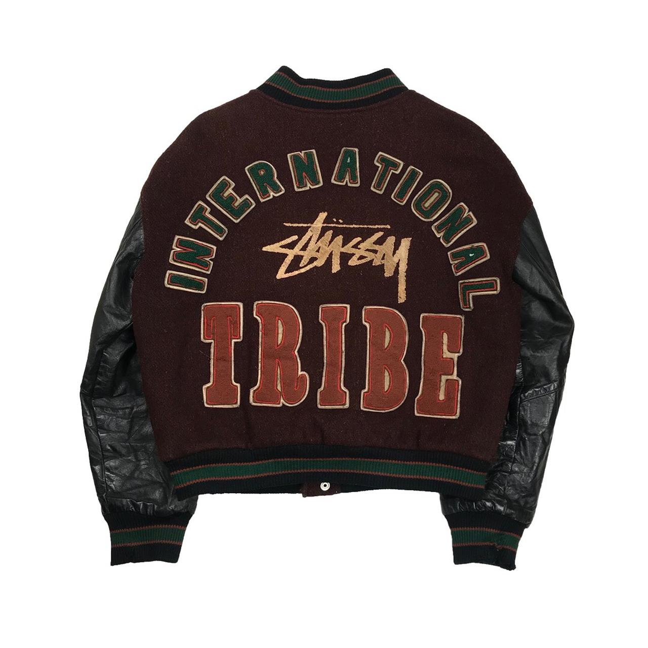 stussy tribe varsity jacket