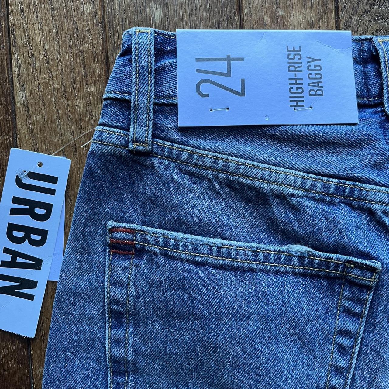 VINTAGE FEEL HIGH-WAISTED BAGGY JEANS. Made by BDG.... - Depop