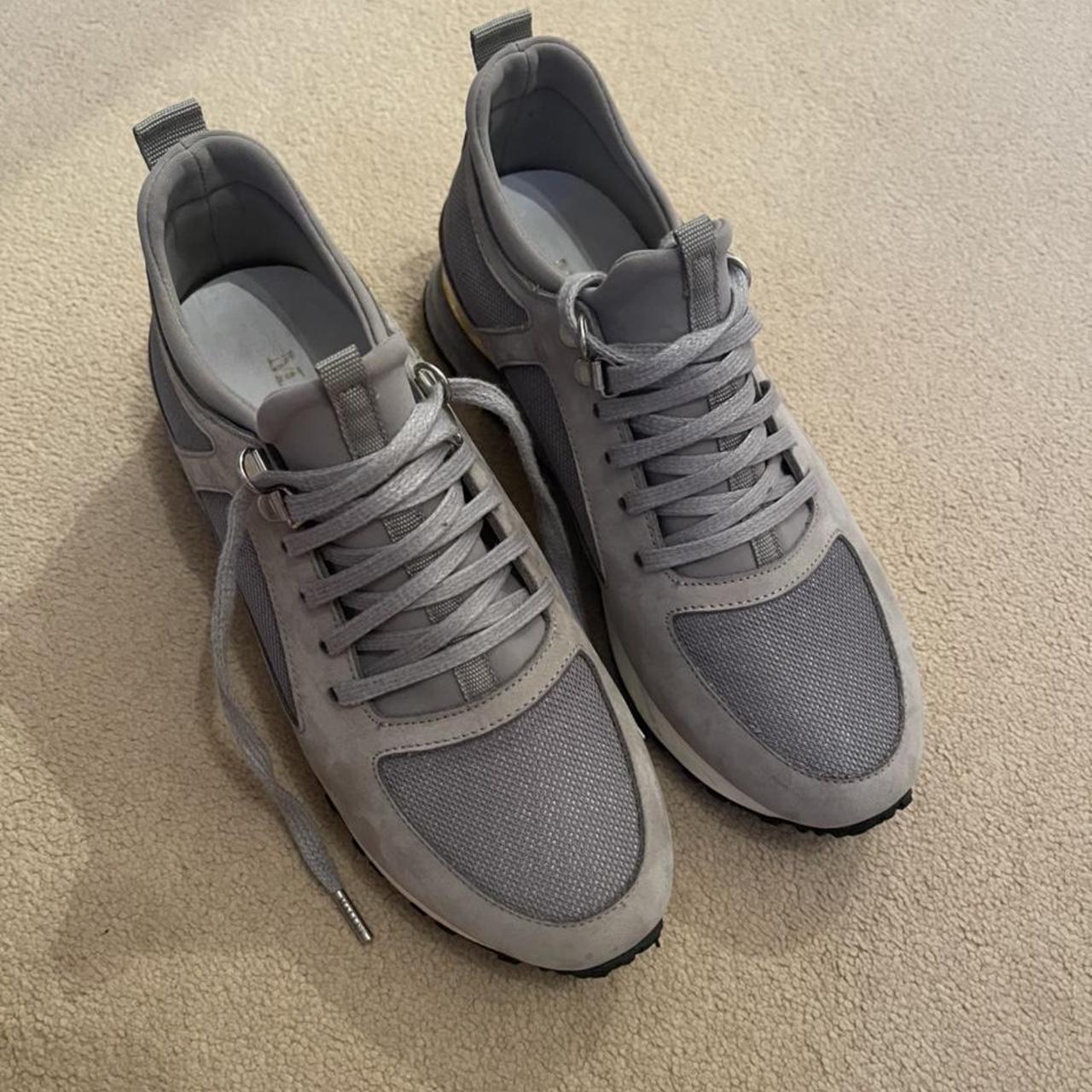 Womens grey mallet trainers, size In