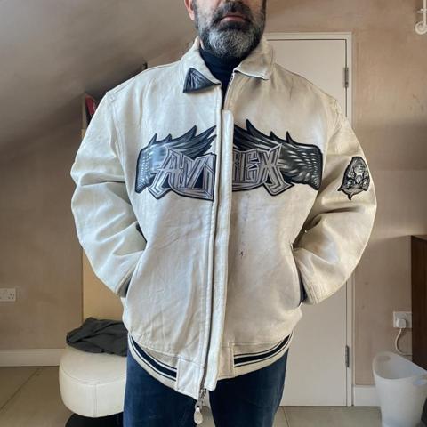 palace blue leather jacket